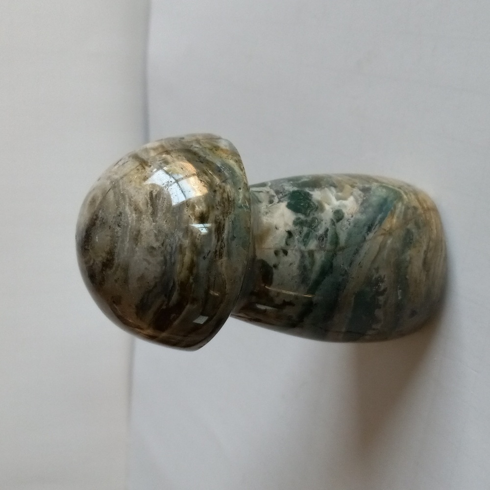 Ocean Jasper Crystal Mushroom.